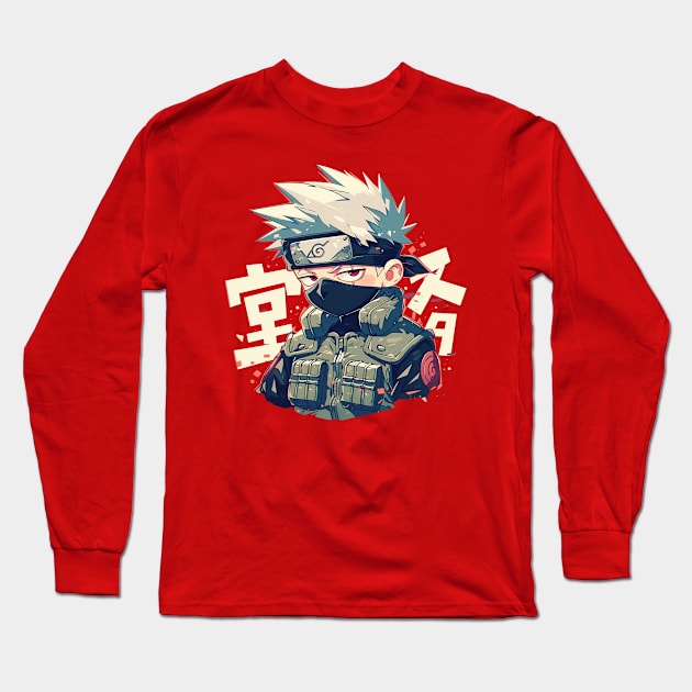 kakashi Long Sleeve T-Shirt by StevenBag